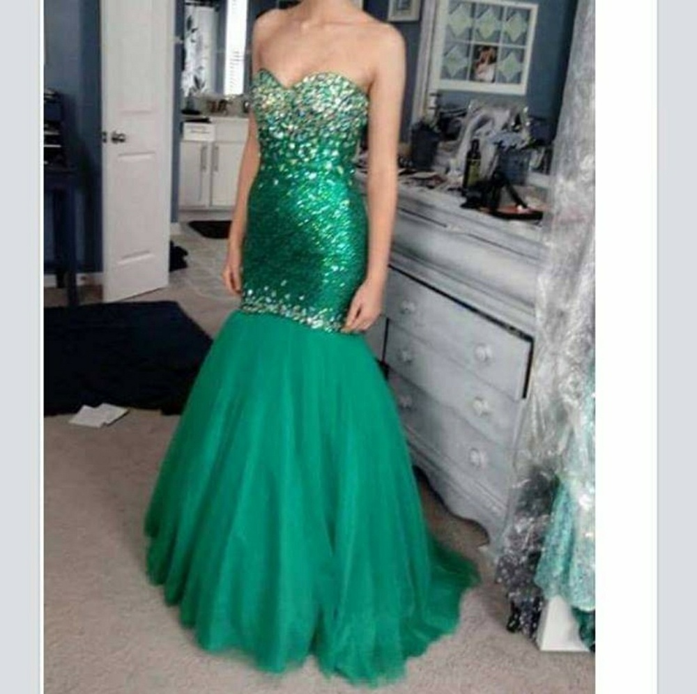 Size 2 Macduggal emerald green mermaid